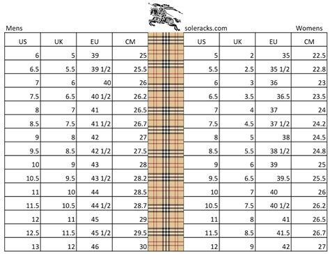 burberry belt size chart|Burberry size 38 in us.